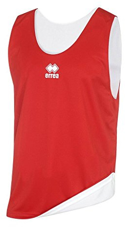Errea Casulla Bib Double Sport, Unisex, Erwachsene, Rot/Weiß, XL
