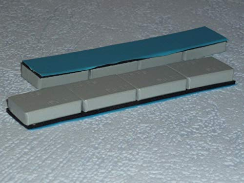 10x LKW Stahl - Klebegewichte 100g kunststoffbeschichtet, Kleberiegel, Bus, Wohnmobil, SUV, LLKW Auswuchtgewichte 640100-10