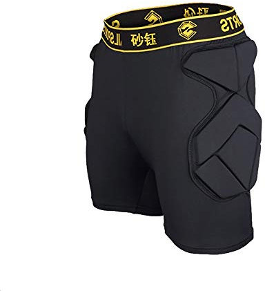 QIKEGooods Sports Gepolsterte Kompression Kurz Hose Guard Schutzhemd Schulter Rippe Brustschutz für Outdoor Fußball Basketball Paintball Rugby