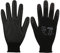 Arbeitshandschuhe - 60 Paar Rutschfeste Montagehandschuhe Nahtlos, Reparaturen, Automobilindustrie, Feinarbeiten, Werkstatt Weiß, Schwarz, Grau, Gr. 9 (60 Paar) schwarz