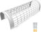 Elixir Gardens Metal Tube Heater Guards | 1, 1.3, 2, 2.3, 3 & 4 foot Sizes | Safety Guard (Supplied with Attachment Screws & Plugs) | Strong & Durable Powder Coated Steel | 1.3 ft