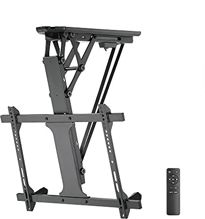HOLMIOS EASY SOLUTIONS! | Soporte de Techo para TV Motorizado | Apto para Pantallas Planas y Curvas de 32-70 Pulgadas | Soporta hasta 35Kg | VESA 200X100 / 200X200 / 400X200 / 400X300 / 400X400