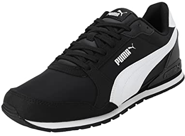 PUMA Unisex ST Runner v3 NL Sneaker, Puma Black-Puma White, 38 EU