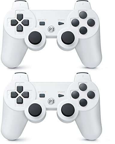 Powerextra Manette PS3 sans Fil pour Playstation 3 Bluetooth Compatible avec télécommande PS3 Manette