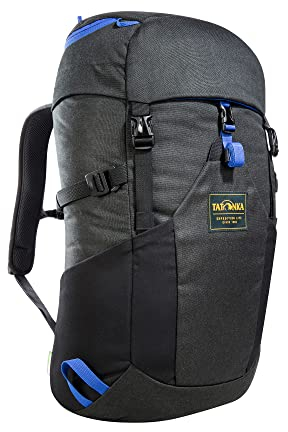 Tatonka Daypack City Tramp 22 - Rucksack mit belüftetem Netzrücken und aus nachhaltigen Materialien - 22 Liter Volumen (black)