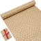 OTMVicor Rouleau de papier d’emballage cadeaux de Noël - Papier cadeaux - Papier kraft recyclable - 43 cm x 15 m - Motif pois blancs