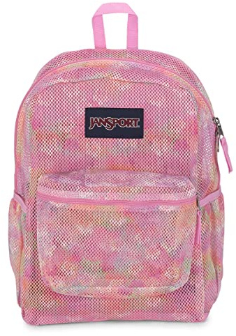 JanSport Unisex-Erwachsene Eco Mesh Pack Rucksack, Büchertasche, Neon-Gänseblümchen, Einheitsgröße