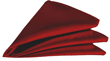 WedDecor Men's Pocket Square Handkerchief for Formal Wear, Suit Pocket Square Plain Hankies for Wedding Gift, Parties, Fashion, Grooms, Prom - Unisex