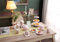 Service à thé de l'après-midi, tasses et soucoupes Théière à crème, pot à lait, sucrier, support à gâteau pour femme, service à thé vintage pour adulte, pour thé, fête des mères, anniversaire, Noël