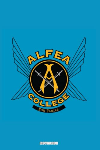 Alfea College Notebook: Marbled Cover, Wide Ruled Lined Notebook for Kids, Back to School, Journal, Diary, Note Taking, Drawing, or Writing, 6x9 inches, 120 pages