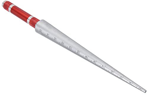 Strumento di Misurazione del Diametro Interno Conico in Acciaio Inossidabile Righello Conico del Foro del Calibro di Apertura Strumento di Misurazione da 3‑15 Mm