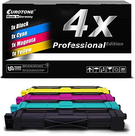 EuroPro Toner im 4er Set, kompatibel für Brother MFC-L3710CW MFC-L3730CDN MFC-L3740CDN MFC-L3750CDW MFC-L3770CDW, TN-243/TN-247