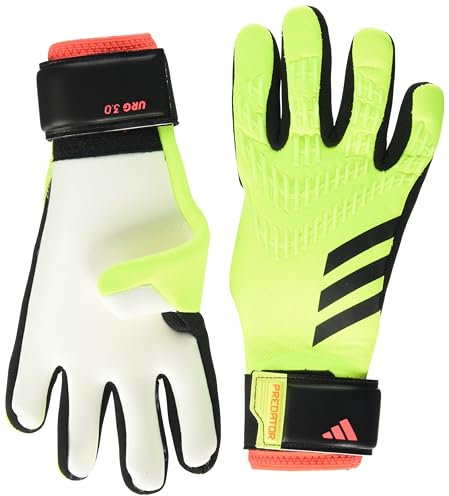 adidas League Predator Torwarthandschuhe, Unisex, für Erwachsene, solarbetrieben/schwarz/solarrot, 5