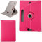 DV 10inch Tablet Case Cover - Universal Leather Stand Case Folio Cover Magic Leather 360° Rotating Case Fits for ALL 10 Inch & 10.1 Inch Android Tablets tab (Pink)