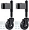 Skelang 4'' Spring Loaded Gate Caster 2Pcs, Retractable Castor for Wooden, Tubular and Metal Gates, Total Load Capacity 450KG (Black)