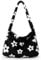 KALIDI Plüsch Tasche Damen, Flauschige Handtasche mit Reißverschluss Klein Umhängetasche Y2K Aesthetic Shoulder Bag für Teenager Mädchen Trendy