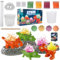 Kristalle Züchten Experimentierset, 4 Farben Dinosaurier Kristalle Experimentierkasten, Crystal Growing Spielzeug, Kristallzucht Kit für Kinder ab 5-12 Jahren,Wissenschaftsset Spielzeug Geschenke