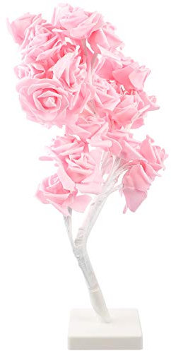 DOITOOL Schreibtischlampe Modern Für Kleine Farbige Schreibtischleuchte Schlafzimmer LED Nachttischlampe Innenstil Schnurlose Lampe Teenager Mädchen Schreibtischlampe