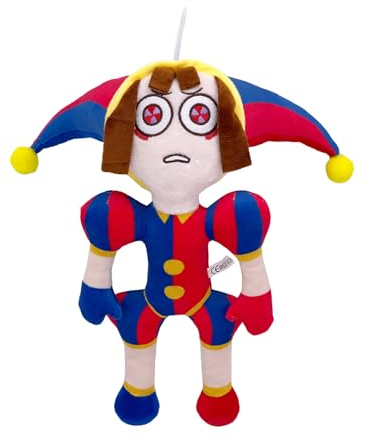 2023 New The Amazing Digital Circus Plush,11.2 Pomni and Jax Plushies,Plush Toys for Circus Clowns,Stuffed Figure Doll for Kids Adults, Birthday Halloween Christmas for Boys Girls(long version Pomni)
