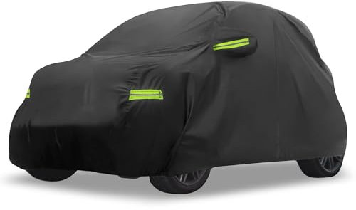 QUARKZMAN wasserdichte Autoabdeckung Outdoor Autoabdeckung für Smart Fortwo 2016-2022