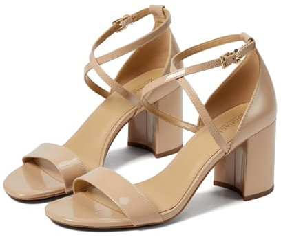 Michael Kors Sophie Flex Damen-Sandalen mit mittelhohem Absatz, Light Blush, 41 EU