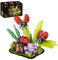 VannMold 66108 Insekten Marienkäfer Klemmbausteine Set für Kinder, Miniaturgarten mit Blumen und Baubaren Strukturen, Ausstellungsmodelle Käfer Bauset und Natur Dekor