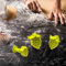 Leddy Living 3-teilige Obstausstechform Set, Erdbeere, Ananas, Kirsche, Traube, 3D-Kunststoff, Spülmaschinenfest, Cookieausstecher