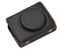 VBPBHFFNMW Leather Mini Camera Bag With Strap Camera Bag HX90 HX80 HX99 HX95 HX60V HX50 HX30 HX20 PU Fit For SONY camera bag(Black)