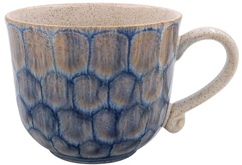 Lesser & Pavey Elemants Reactive Glaze Blue Mug | Home & Kitchen, Stylish Ceramic, Tea & Coffee, Mens Gifts, Birthday Gifts