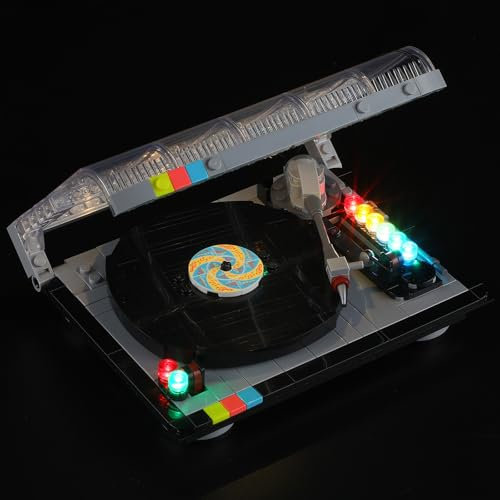 MENZAVA Kit di Illuminazione a LED Compatibile con LEGO 40699 Giradischi vintage Modello da Costruire - Set di luci per a LED Il Modello (Non includere Il Modello)