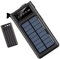 Caricabatteria Power Bank Pannello Solare 6800 MAH Impermeabile Batteria Esterna