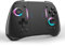 Genérico Mandos para Switch, L/R Mando Inalámbrico para Switch/Lite/Oled, Controller con Led RGB/Wake Up/Turbo/Giroscopio/Vibración Ajustable/Botón Programble-Negro