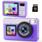 Digital Camera,10FT Underwater Camera with 32G, 2.8'' Dual Screen Waterproof Compact Small Portable for Snorkeling,18X Digital Zoom for Kids Teenagers Beginners Adults