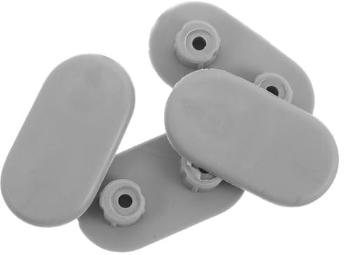 SHINEOFI Universal Resistant for 4pcs Bidet Toilet Seat Bumpers Pads, Noise Dampening Plastic Cushions, Stain Seats for Hotel School Bathrooms