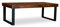 Woodkings® Couchtisch Ettrick 116x57cm, Holz Akazie braun, Echtholz modern, Design, Massivholz Lounge Coffee Table günstig