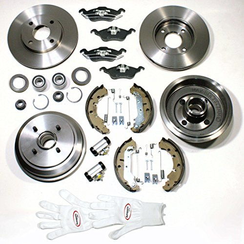 Autoparts-Online Set 60005053 Bremsscheiben + Bremstrommel Set für vorne + hinten
