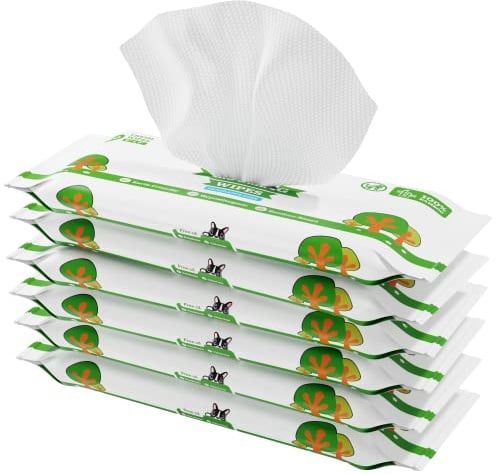 Pogi lingettes nettoyantes Format Voyage – à Base de Plantes, sans Parfum – Pack de 120