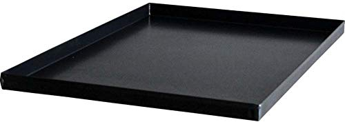 Plaque à four rectangulaire 60 x 40 cm en tôle bleue - Plaque à Pizza - avec bords de 2 cm
