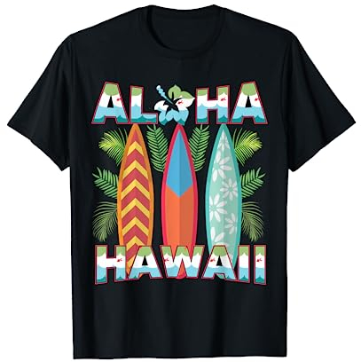 Hawaii Aloha State Sommer Hawaiianische Inseln T-Shirt T-Shirt