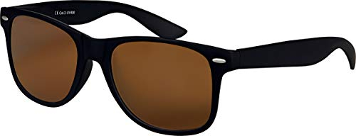 Balinco – Sonnenbrille Damen & Herren UV400 CAT 3 CE – Klassische Sonnenbrillen mit Federscharnier – Verspiegelte, braune, Klarglas & Smoke-Gläser – Sunglasses 100% UVA/UVB Schutz – Diverse Farben