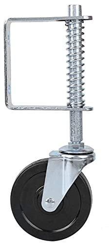 Torrad gefederte Rolle,Gefederte Laufrolle,4 Gate Caster, 220 Pfund Heavy Duty gefedertes Lenkrolle Gate Wheel für Schiebetore
