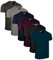 FULL TIME SPORTS® FTS-639 V-Neck Tech T-Shirts (XXX-Large, Dark Assorted)