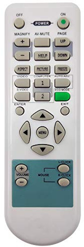 Leankle Fernbedienung RD-445E für NEC Projektoren NP41, NP52, NP61, NP62, NP300, NP305, NP310, NP400, NP410, NP500, NP510, NP600, NP610, VT48, VT49, VT490, VT580, VT59, VT590, VT595, VT695, VT700