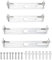 Moscare 4PCS Ceiling Fixture Light Fixture Bracket,9cm/10.5cm Ceiling Fixture Light Fixture Pendant Bracket with Screws for Home Office