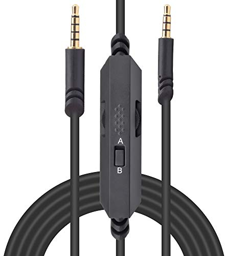 Astro A40 Replacement Cable Inline Mute Volume Control with Microphone for Astro A10/A30/A50 Gaming Headsets Cord Lead Compatible with Xbox One Play Station 4 PS4 PC Mobile MixAmp (A&B Modes/100CM)