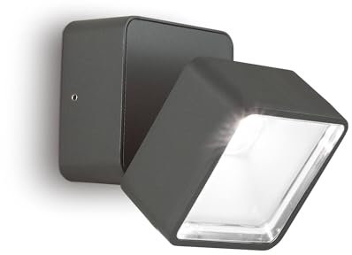 Ideal Lux OMEGA Quadratischer Einzelstrahler Anthrazit IP54 4000K
