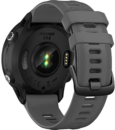 AISPORTS Kompatibel mit Garmin Fenix 7/6/6 Pro/5/5 Plus Armband Silikon, 22mm Uhrenarmband Weiches Flexibles Atmungsaktives Silikon Sportarmband Ersatzarmband für Garmin Forerunner 745/935/945/955