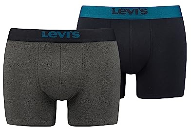 LEVIS Organic Cotton Solid Men's Boxer Briefs 2 Pack