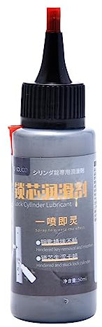 Lecerrot 50ml Graphitpulver, Graphitpulver Schmiermittel, Trockenschmierung, Mehrzweck Schmiermittel Für Schiebetüren, Garagentüren, Starre Scharniere Und Festgefahrene Schlösser