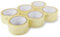 versando 6x Packband transparent 66m Klebeband zum Verpacken von Paketen + Kartons - starke Klebekraft 6 Rollen